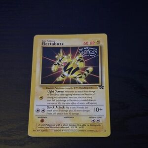 Electabuzz Pokémon Card stamped promo